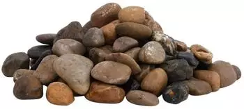 vidaXL Polierte Kiesel 10 kg Mehrfarbig 2-5 cm