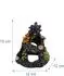 Relaxdays Aquariumdeko Korallenriff Polyresin Bunt 15 cm x 12 cm x 12 cm 0,22 kg