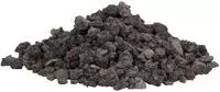vidaXL Lavagranulat 25 kg Schwarz 1-2 cm
