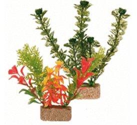 Trixie 6 Kunststoffpflanzen mit Sandfuß (20 cm)