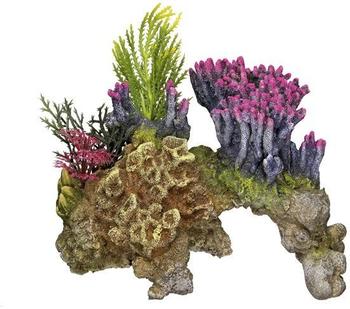 Nobby Aqua Ornaments KORALLE mit Pflanze (15,5 x 9 x 10,5 cm)