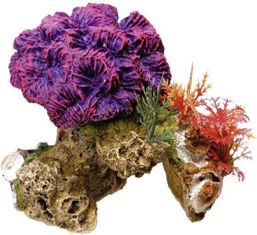Nobby Aqua Ornaments Koralle mit Pflanzen (13 x 10 x 12 cm)