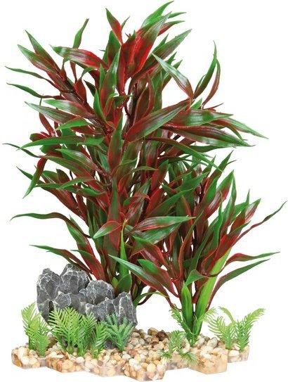 Trixie Kunststoffpflanze im Kiesbett (28 cm) 89304