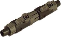 Eheim Doppelhahn mit Kupplung 12-16 mm, Grundpreis: &euro; 248,43 / kg