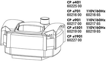 JBL Tierbedarf JBL CP e701 Pumpenkopf