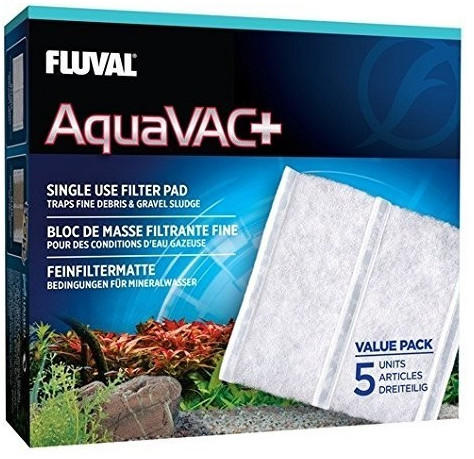 Fluval Aqua-Vac Plus Ersatzfiltervlies 5er Pack