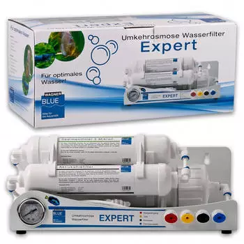Wagner BLUE Expert Aquaristik Osmoseanlage 50 GPD 190 Liter/Tag