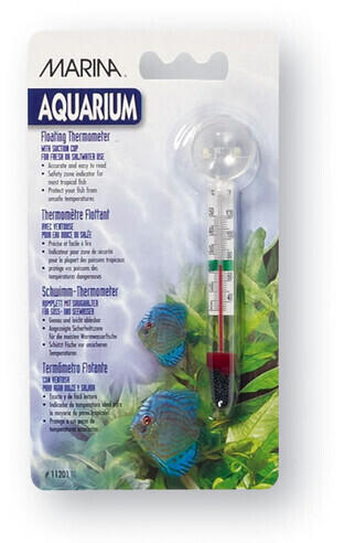 Marina Aquarien-Thermometer mit Saughalter (11201)