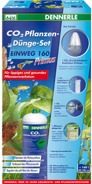 Dennerle CO2 Pflanzen-Dünge-Set EINWEG 160 Primus
