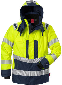 Fristads High Vis Airtech Außenjacke Kl. 3 4515 GTT Warnschutz-Gelb/Marine