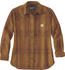 Carhartt Damen Hemd Twill L/S Plaid Shirt Carhartt® Brown