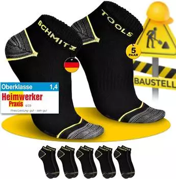 Schmitz Tools Die Arbeitssocken (Sneaker) Gr. 43-46