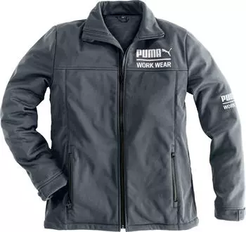 Puma Workwear Softshell-Jacke Champ stahlgrau/schwarz
