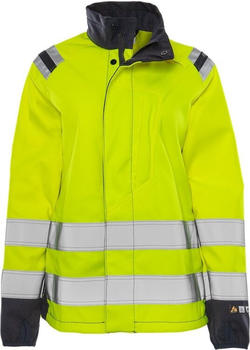 Fristads Flamestat High Vis Damen Softshelljacke Kl. 3 4076 FSS Warnschutz-Gelb/Marine