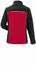 Planam Damen Stretch-Hybridjacke Norit rot/schwarz