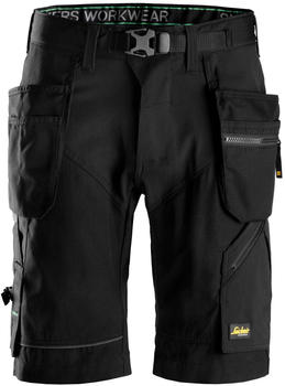 Snickers FlexiWork shorts m. Holstertaschen Schwarz