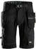 Snickers FlexiWork shorts m. Holstertaschen Schwarz