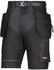 Snickers FlexiWork shorts m. Holstertaschen Schwarz