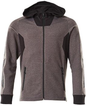 Mascot Kapuzensweatshirt Accelerate mit Rei&szlig;verschluss Dunkelanthrazit/Schwarz 18584-962-1809 One