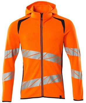 Mascot Kapuzensweatshirt mit Reißverschluss Accelerate Safe hi-vis Orange/Schwarzblau