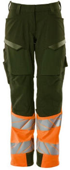 Mascot Hose mit Knietaschen Accelerate Safe Moosgrün/hi-vis Orange