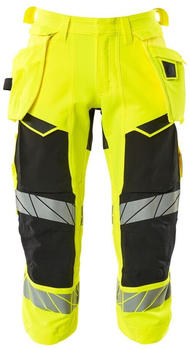 Mascot Dreiviertel-Hose mit Hängetaschen Accelerate Safe hi-vis Gelb/Schwarz