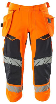 Mascot Dreiviertel-Hose mit Hängetaschen Accelerate Safe hi-vis Orange/Schwarzblau