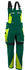 Qualitex Workwear Iron Latzhose grün/gelb