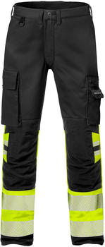 Fristads High Vis Stretch-Hose Kl. 1 2705 PLU Warnschutz-Gelb/Schwarz