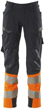 Mascot Hose Accelerate Safe mit Schenkeltaschen Schwarzblau/Hi-vis Orange 19379-510-01014