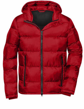 James & Nicholson Winterjacket JN1168 rot/schwarz