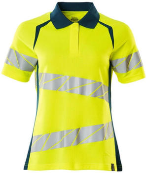 Mascot Polo-Shirt Accelerate Safe hi-vis Gelb/Dunkelpetroleum-One