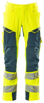 Mascot Hose mit Knietaschen Accelerate Safe hi-vis Gelb/Dunkelpetroleum