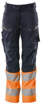 Mascot Hose mit Knietaschen Accelerate Safe Schwarzblau/hi-vis Orange