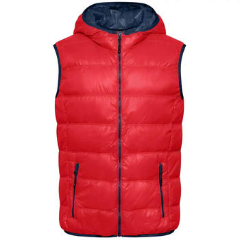 James & Nicholson Weste JN1062 rot/dunkelblau