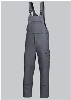 BP Basic-Latzhose aus Baumwolle mit Kniepolstertaschen dunkelgrau