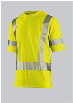 BP Warnschutz-T-Shirt mit Ärmel-Reflexstreifen warngelb