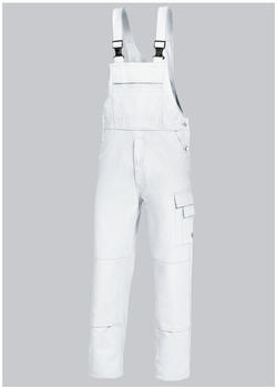 BP Basic-Latzhose aus Baumwolle mit Kniepolstertaschen weiß