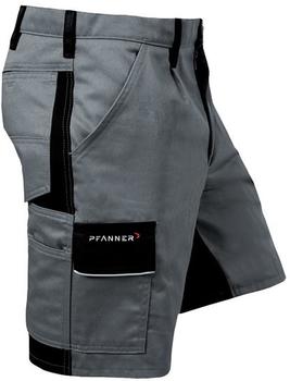 Pfanner StretchZone Canvas Shorts grau/schwarz