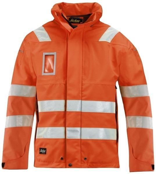 Snickers 1683 High-Vis Shell Jacke signalorange