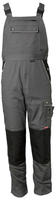 Latzhose Canvas 320 Gr.46 Grau/schwarz