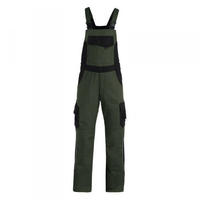 FHB Latzhose Herren Twill Eckhard 130630 72 oliv/schwarz