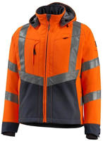 Safe Supreme Soft Shell Jacke Blackpool 15502-246-14010 Gr. Xl Orange/schwarzblau -