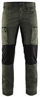Blaklader - Wartungshose Stretch T.44 - Armee Gr&uuml;n/schwarz - 145918454699-44