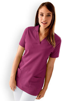 Clinic dress Damen-Longshirt V-Ausschnitt in berry (113639-346)