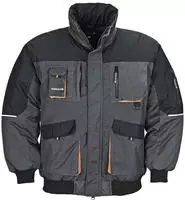 Pilotenjacke Gr.M dunkelgrau/schwarz/orange TERRATREND