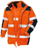 Texxor - Warnschutz-parka Toronto Leuchtorange/navy Xxl 4109