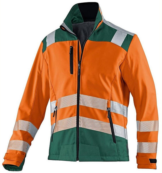 Kübler REFLECTIQ Softshell Jacket PSA 2 orange/moosgrün