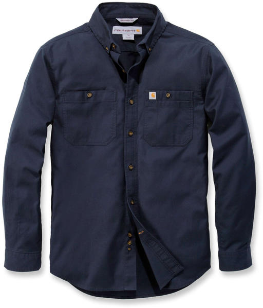 Carhartt Rugged Flex Rigby Long-Sleeve Work Shirt marine