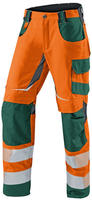 K&uuml;bler PSA Reflectiq Hose 2407 warnorange/moosgr&uuml;n 54